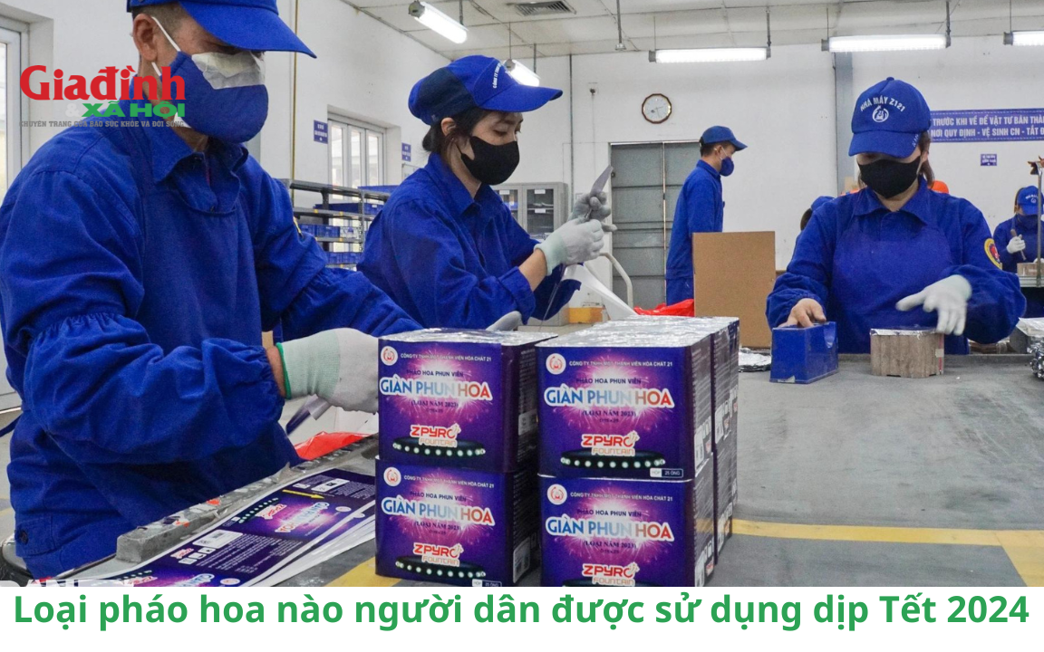 Loại pháo hoa người dân được sử dụng trong dịp Tết sắp đến