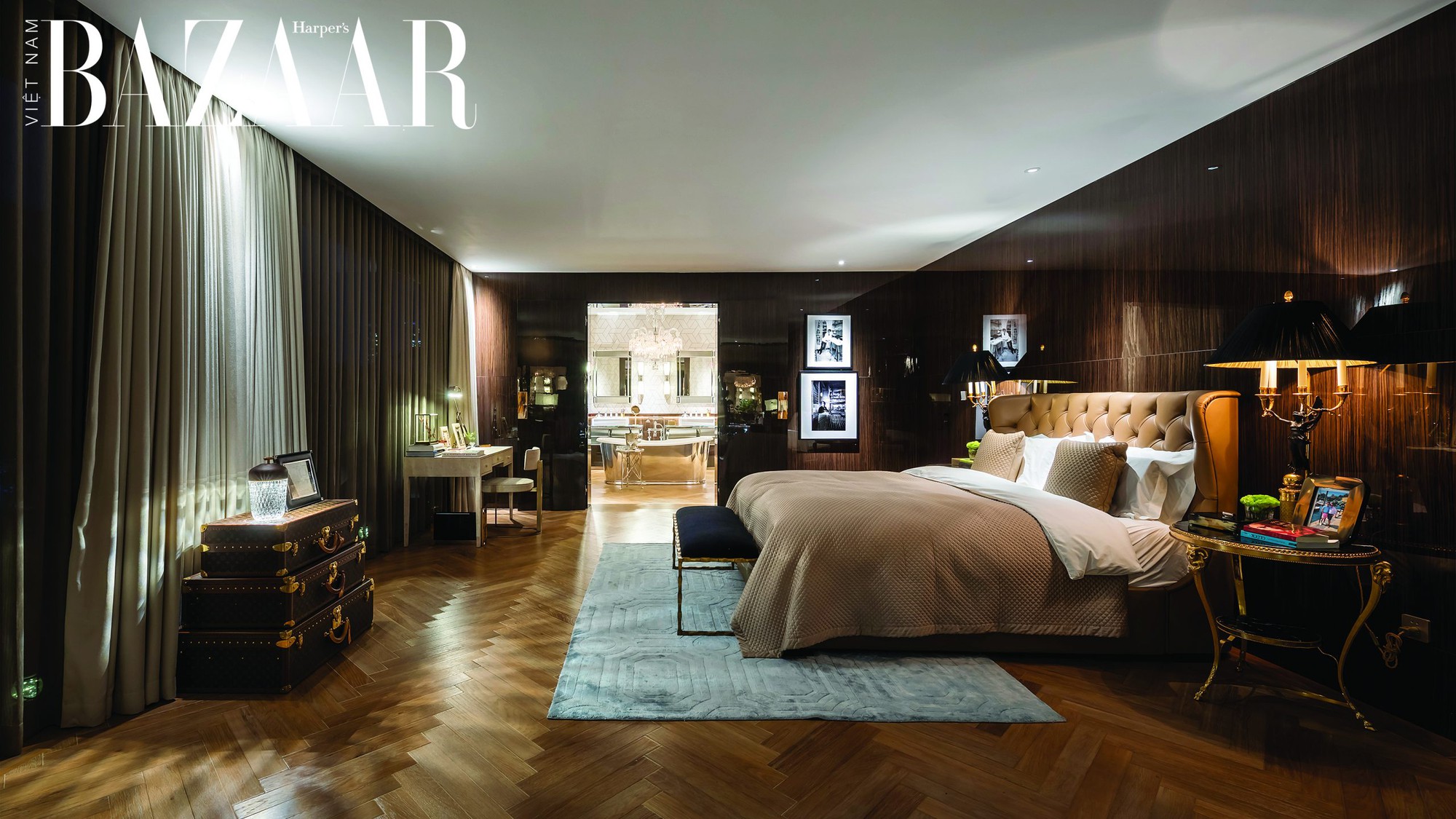 Bên trong biệt thự phong cách Art Deco của nhà thiết kế Quách Thái Công | Harper's Bazaar - Ảnh 5.
