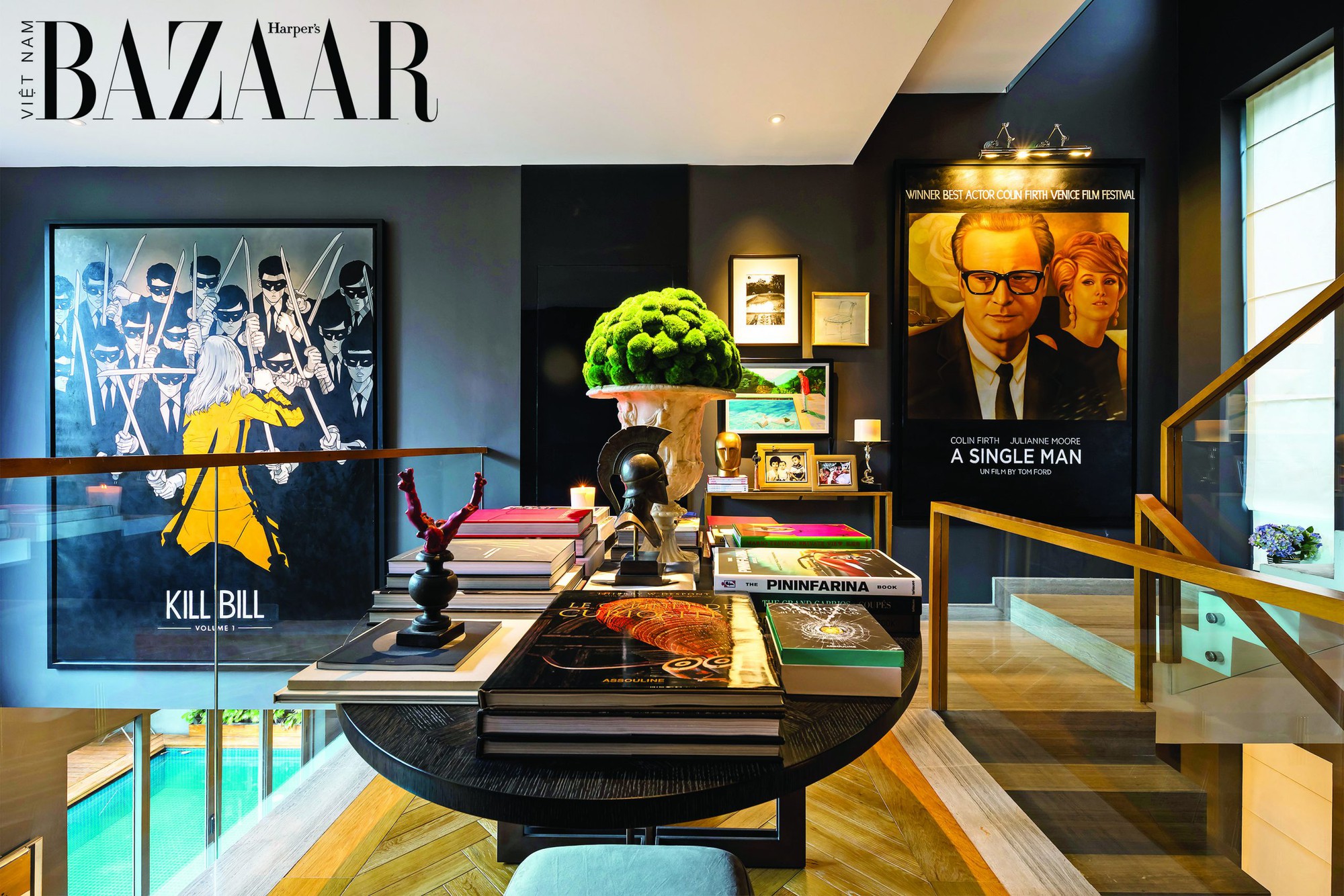 Bên trong biệt thự phong cách Art Deco của nhà thiết kế Quách Thái Công | Harper's Bazaar - Ảnh 9.