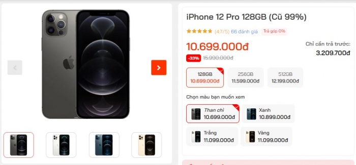 Giá iPhone 12 Pro, iPhone 12 Pro Max cùng xuống giá thấp nhất lịch sử, rẻ hơn cả iPhone 11, tội gì không 'chốt' - Ảnh 2.