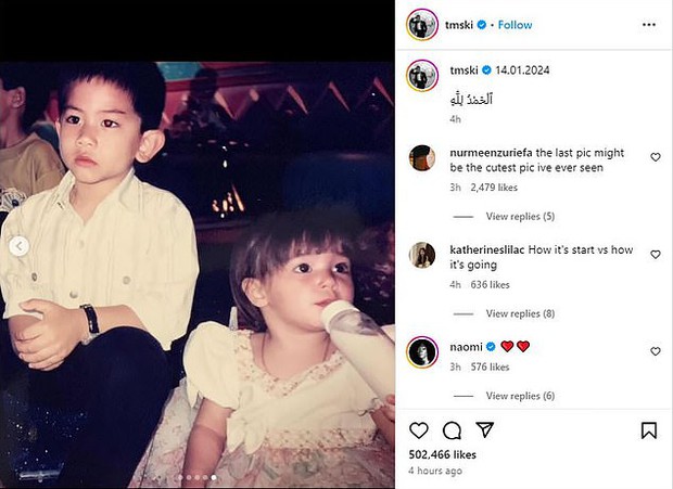 Hình ảnh mới nhất được Hoàng tử Brunei đăng tải hé lộ mối quan hệ đặc biệt hiếm có của cặp đôi hoàng gia - Ảnh 3.