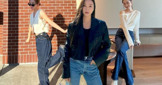 'Cao thủ' diện quần jeans Jessica Jung gợi ý loạt cách phối đồ không hề trùng lặp