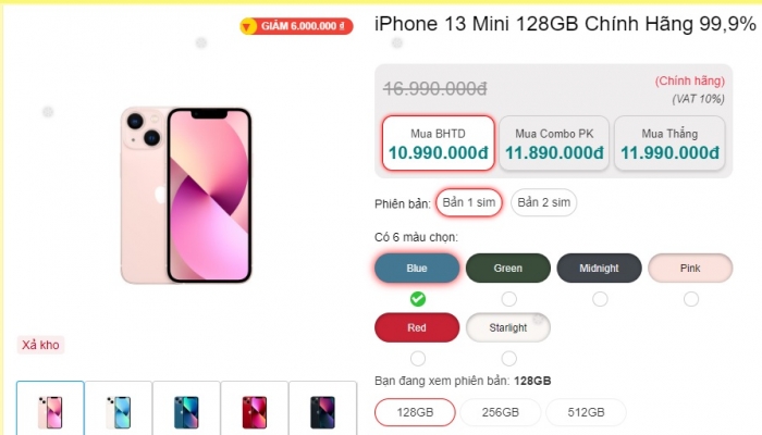 Giá iPhone 11, 13 mini: Giảm siêu rẻ, chưa đến 10 triệu mà xịn sò không kém iPhone 15 - Ảnh 5.