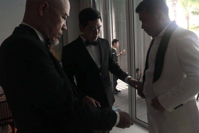 Sau tin chia tay với Lưu Hương Giang, Hồ Hoài Anh gây chú ý khi lộ diện tại đám cưới Vân Hugo - Ảnh 2.
