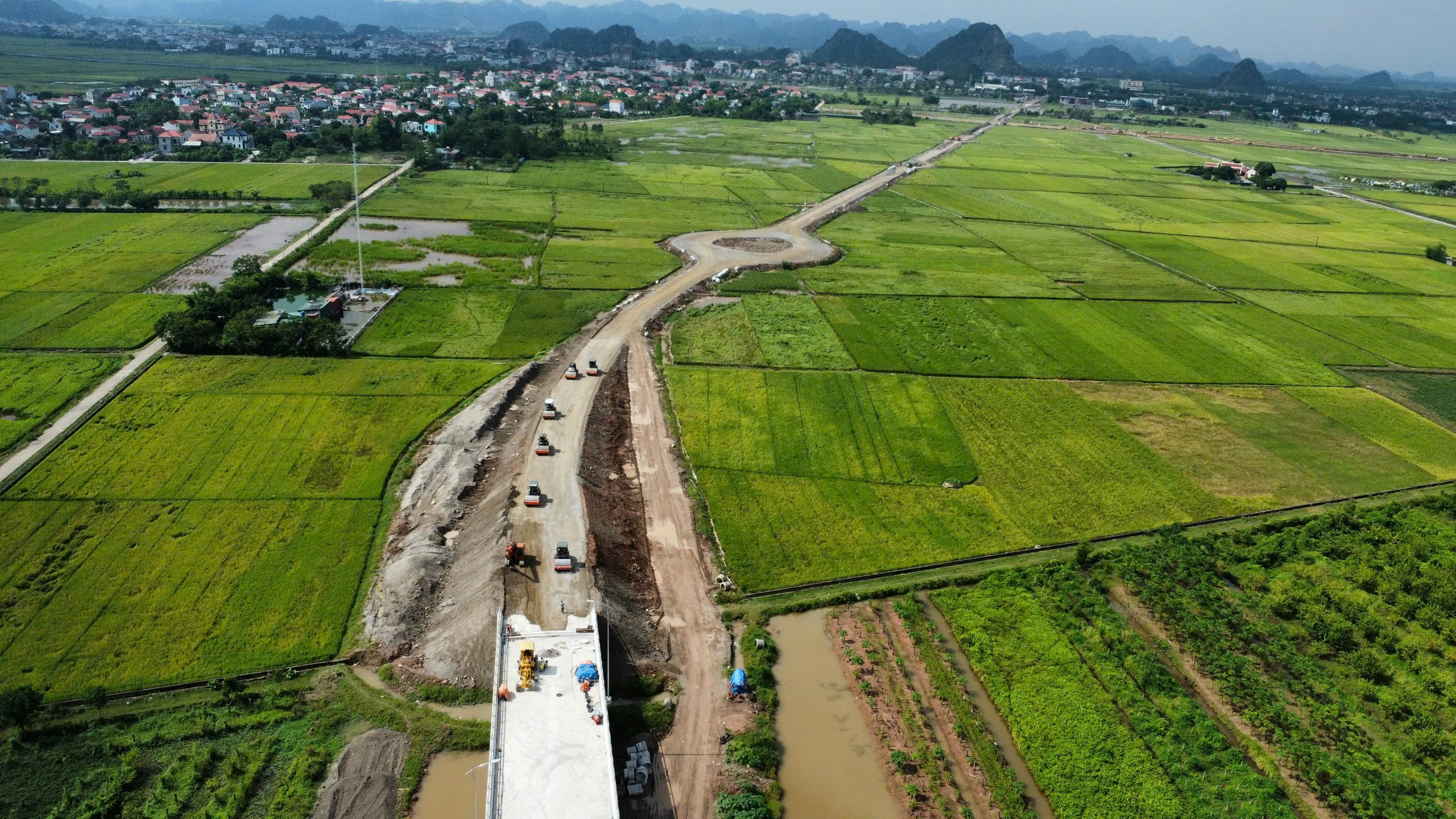 Hiện trạng cầu Bến Mới nối Nam Định - Ninh Bình chuẩn bị thông xe trong tháng 10- Ảnh 14.