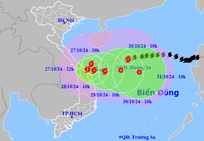 Vì sao bão Trà Mi gây mưa không kém YAGI? - Ảnh 1.