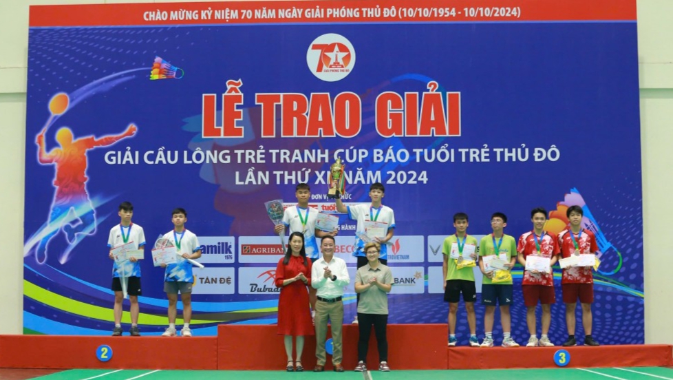 Ấn tượng đặc biệt tại giải Cầu lông trẻ tranh Cúp báo Tuổi trẻ Thủ đô- Ảnh 10.