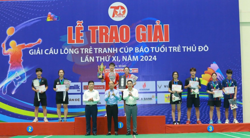 Ấn tượng đặc biệt tại giải Cầu lông trẻ tranh Cúp báo Tuổi trẻ Thủ đô- Ảnh 12.