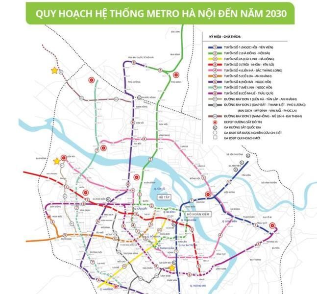 Hà Nội sẽ bổ sung 5 tuyến metro vào mạng lưới đường sắt đô thị - Ảnh 1.