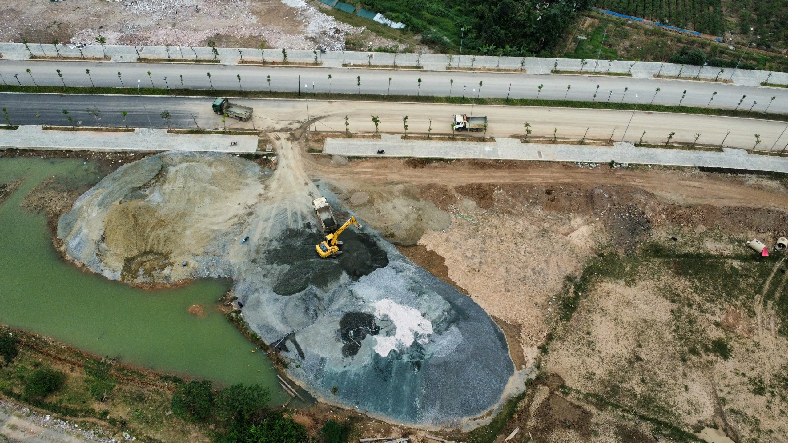 Hiện trạng đường Lê Quang Đạo kéo dài ra sao sau 2 năm thi công?- Ảnh 4.