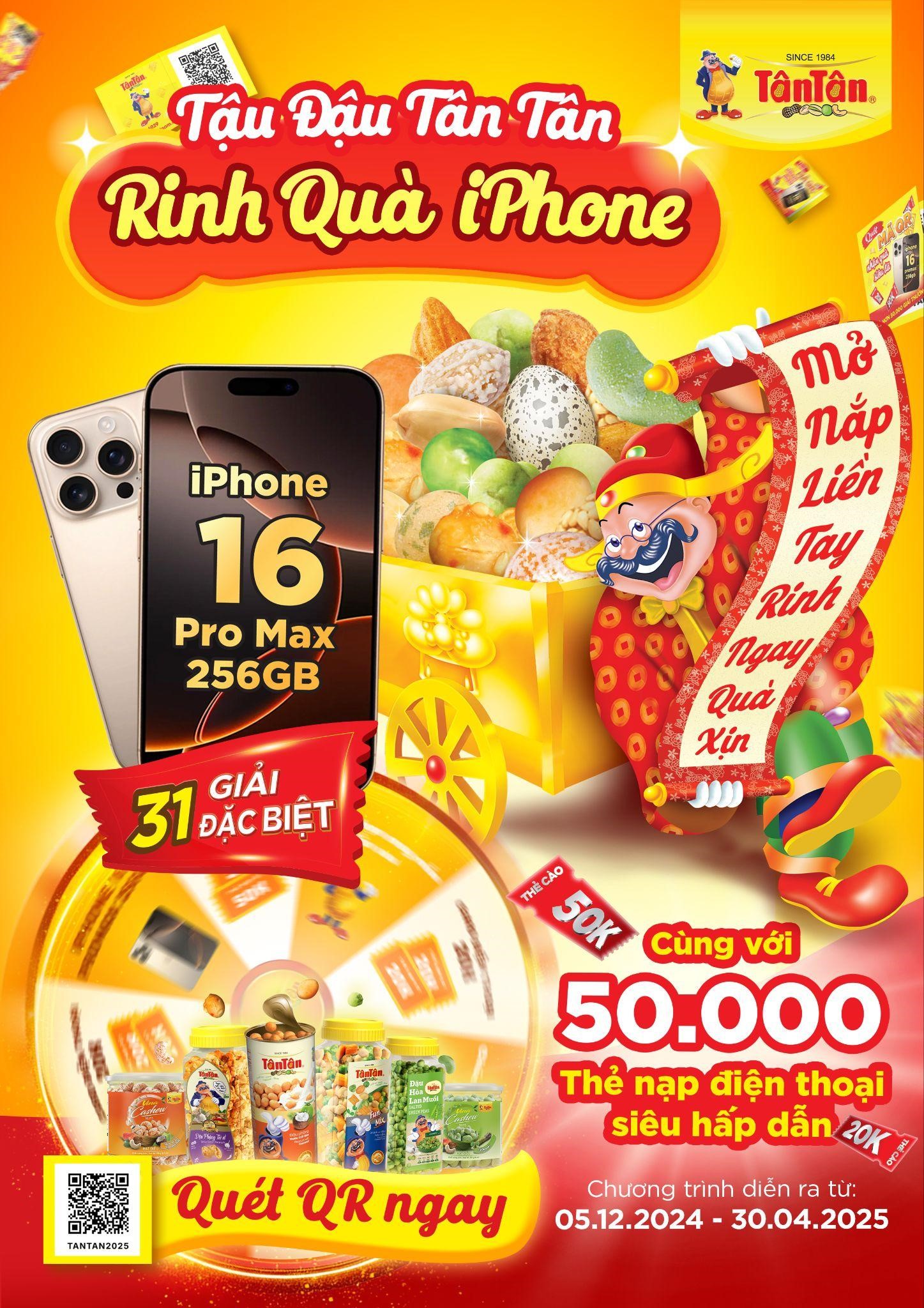 Đậu phộng Tân Tân khởi động chương trình "Tậu đậu Tân Tân, Rinh Quà iPhone"- Ảnh 2.