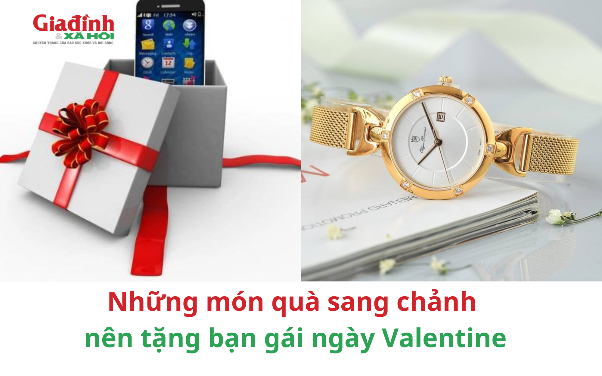 Những món quà sang chảnh nên tặng bạn gái ngày Valentine