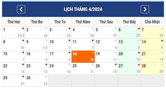Chi tiết lịch nghỉ Giỗ tổ Hùng Vương và ngày 30/4, Quốc tế lao động năm nay- Ảnh 2.