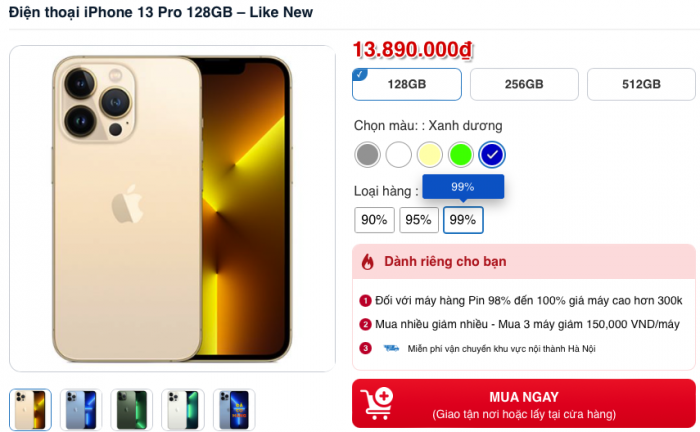 Giá iPhone 13 Pro, iPhone 13 Pro Max, iPhone 13 mini mới nhất: Giảm cực rẻ đầu năm, có loại còn xịn không thua iPhone 15 - Ảnh 2.