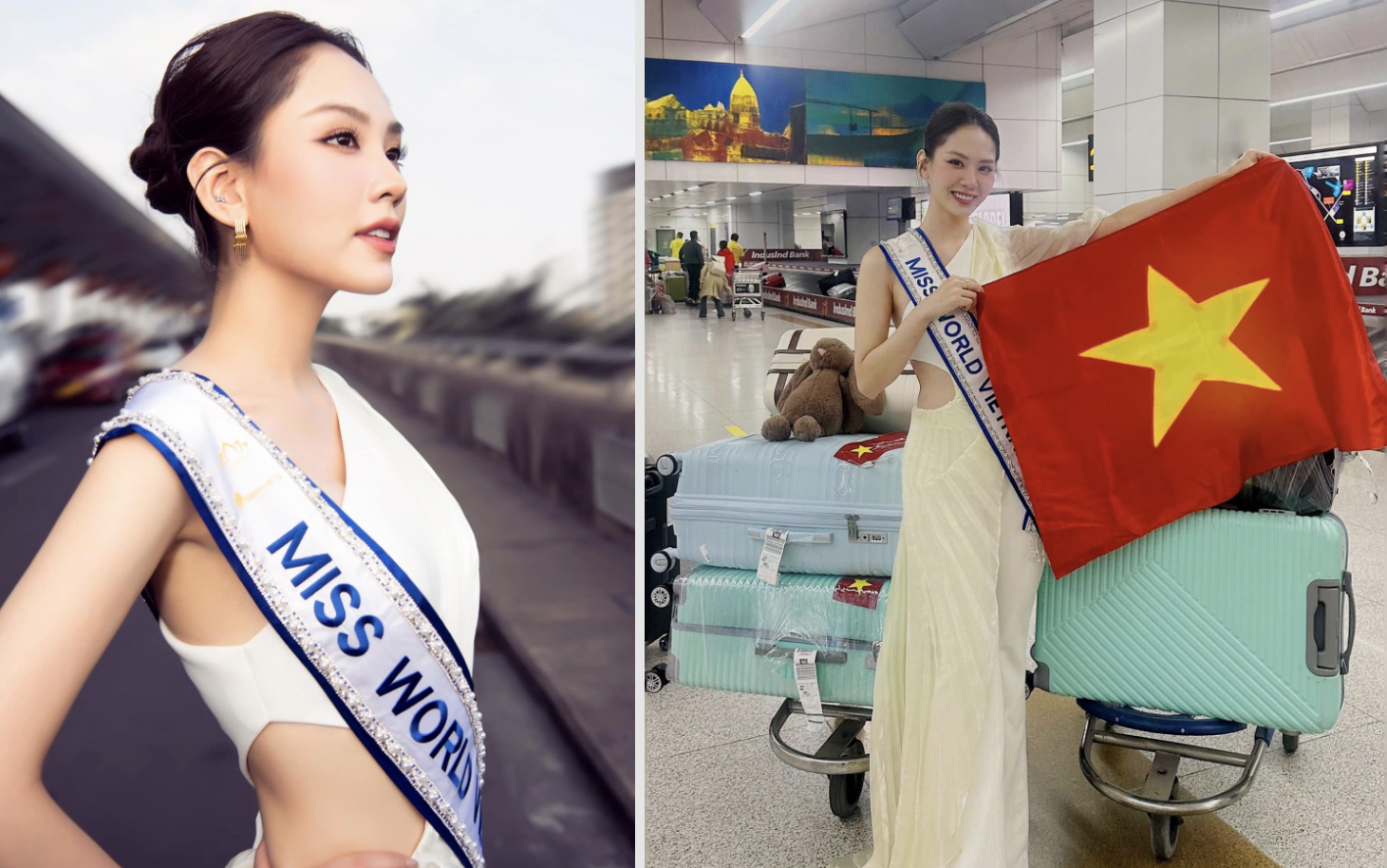 Mai Phương "chinh chiến" Miss World lần thứ 71, đàn em tặng món quà không ai ngờ