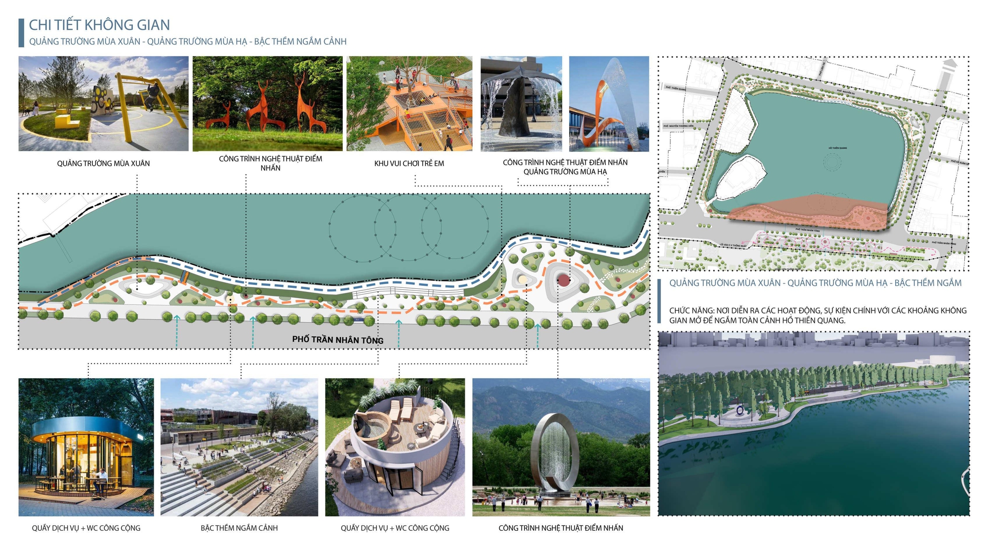 Ngắm diện mạo 5 quảng trường đang được đề xuất xây dựng quanh hồ Thiền Quang - Ảnh 4.