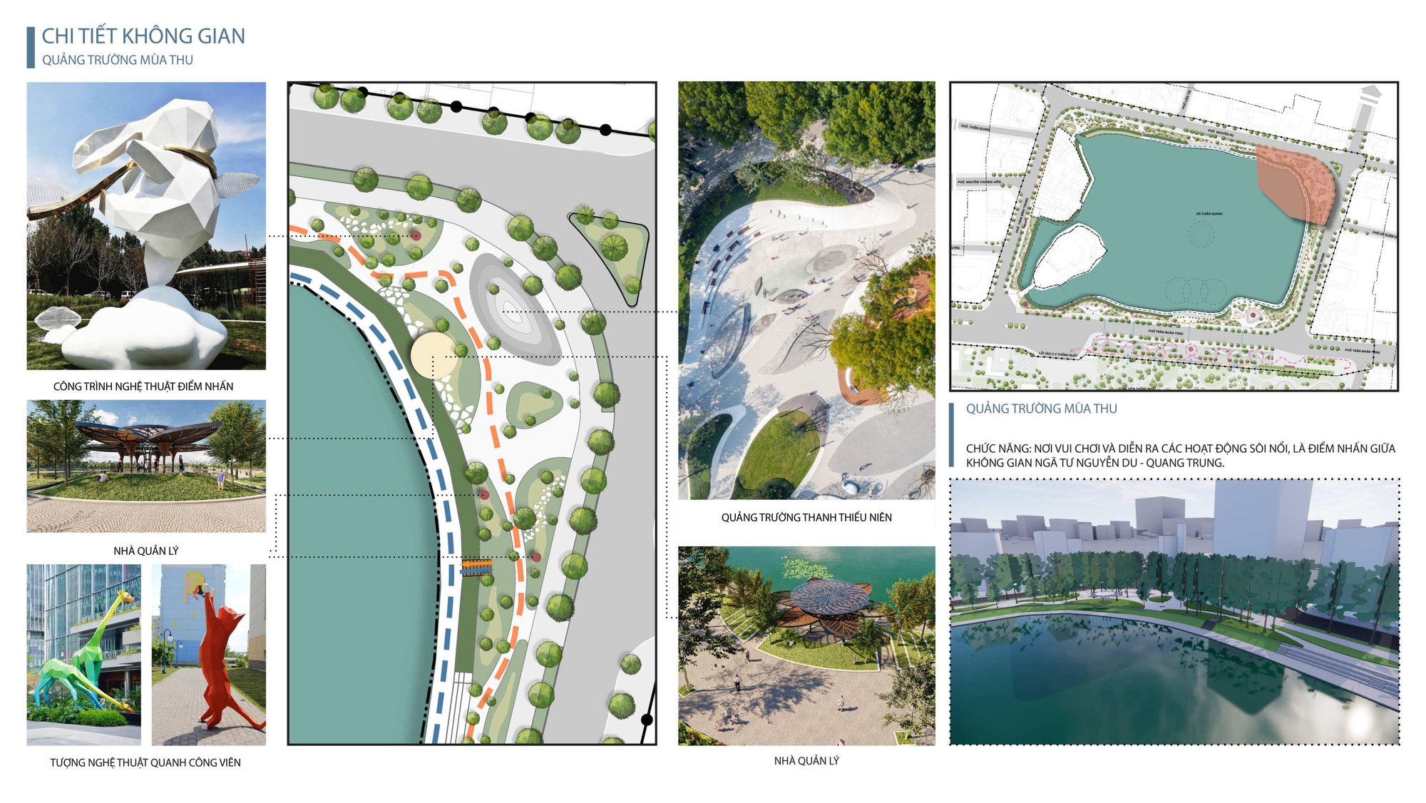 Ngắm diện mạo 5 quảng trường đang được đề xuất xây dựng quanh hồ Thiền Quang - Ảnh 5.