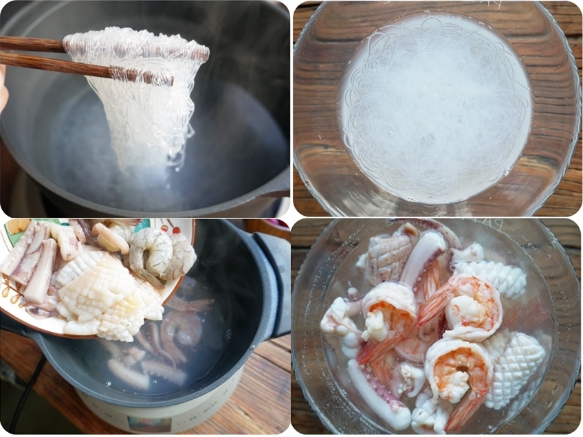 Cách làm món miến trộn hải sản chua cay kiểu Thái chuẩn ngon - Ảnh 4.
