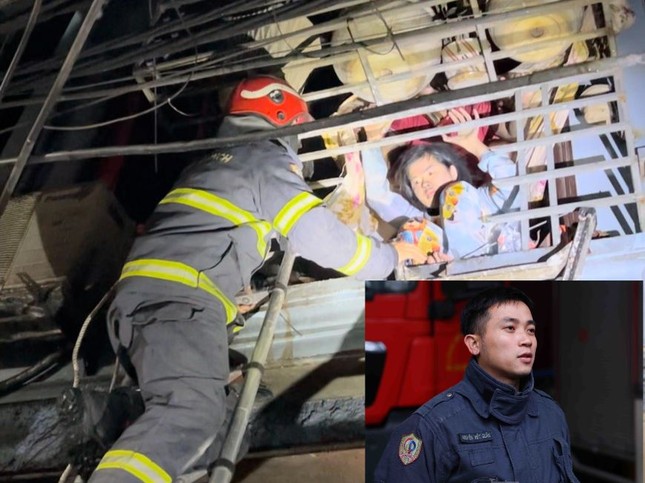 Chiến sĩ PCCC kể phút cứu 3 người mắc kẹt trong đám cháy ở Hà Nội - Ảnh 1.