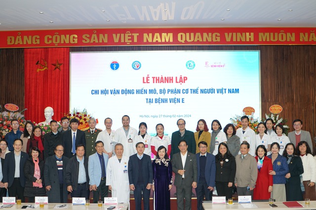 Thành lập Chi hội vận động hiến mô, bộ phận cơ thể người Việt Nam tại Bệnh viện E - Ảnh 2.