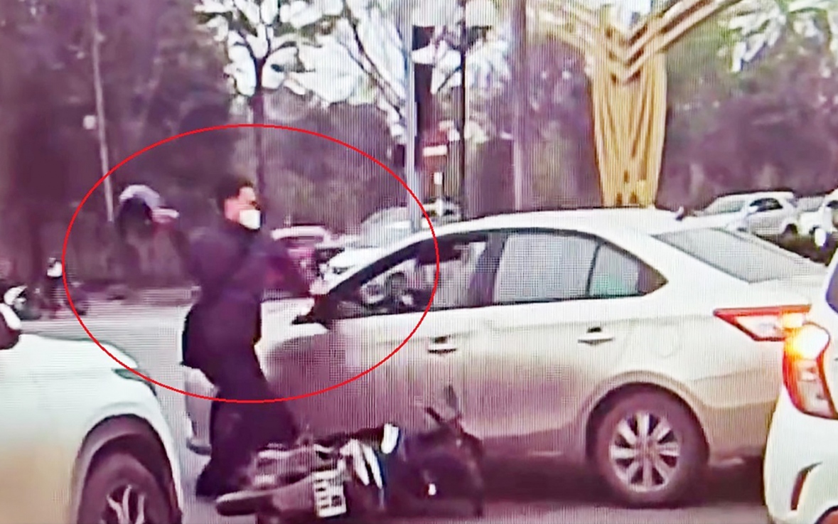Thân thế bất ngờ của thanh niên dùng mũ bảo hiểm đập vỡ kính ô tô sau va chạm giao thông ở Nghệ An