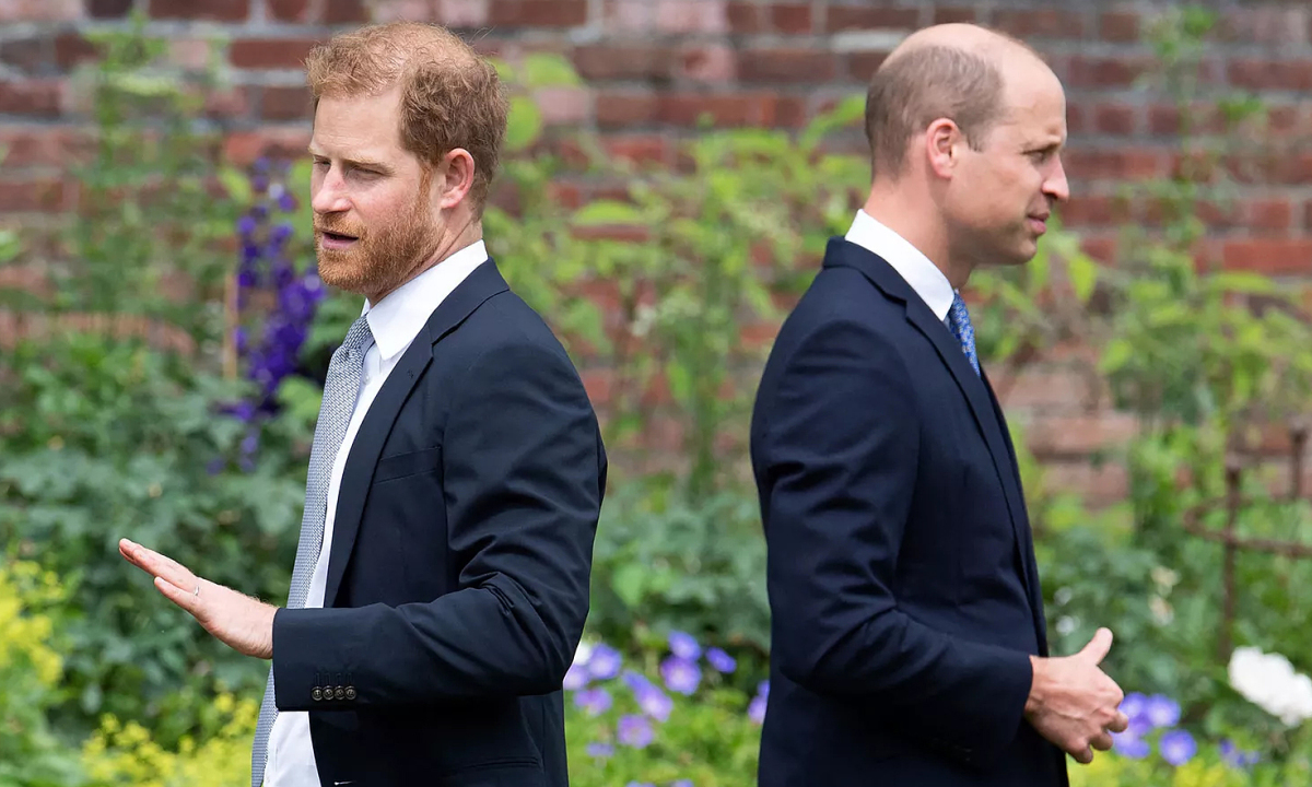 William và Harry tránh mặt nhau tại sự kiện mang tên Công nương Diana