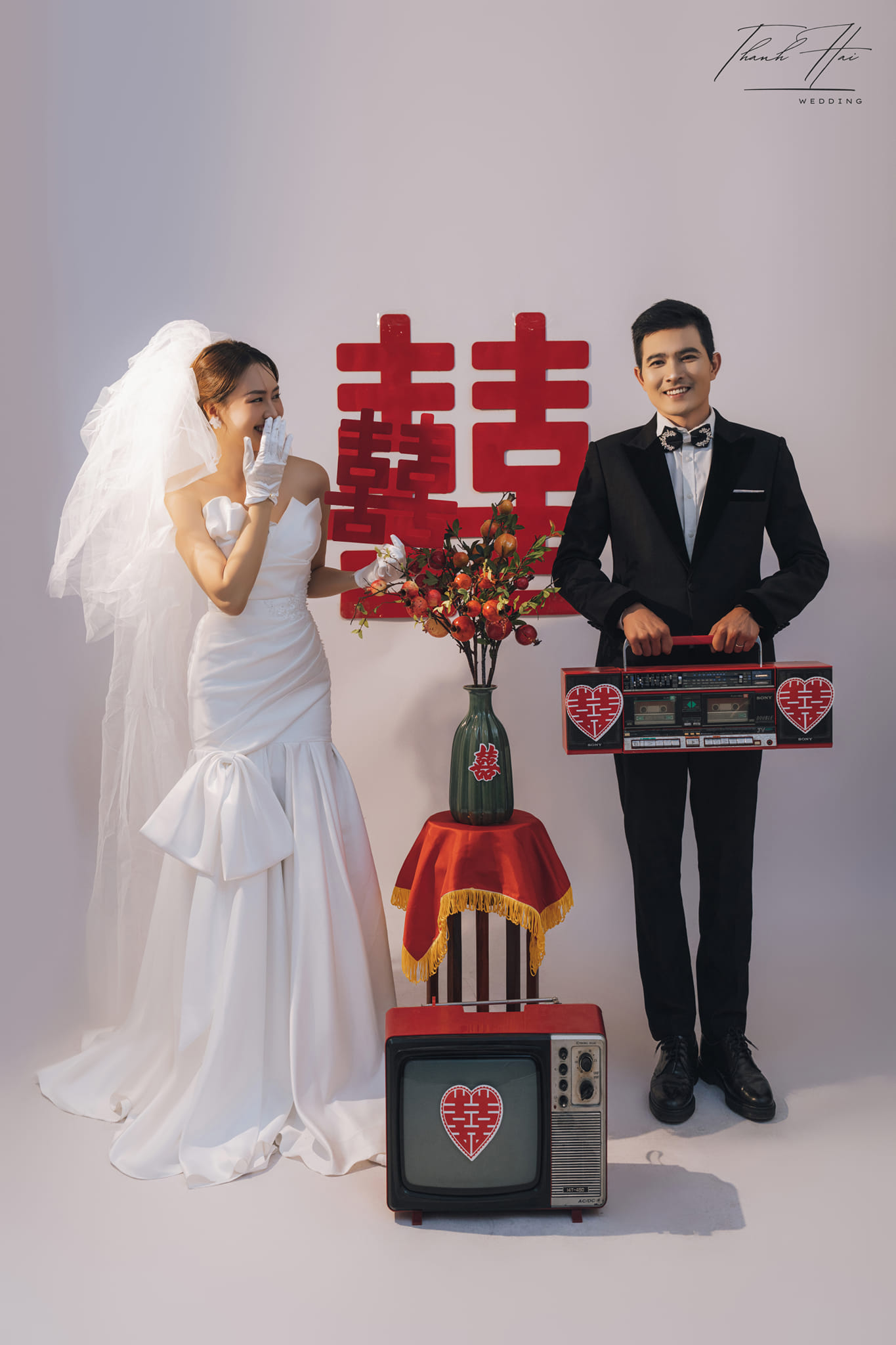 Khoe trọn bộ ảnh cưới với Hồng Diễm, Quang Sự khiến fan trầm trồ- Ảnh 3.