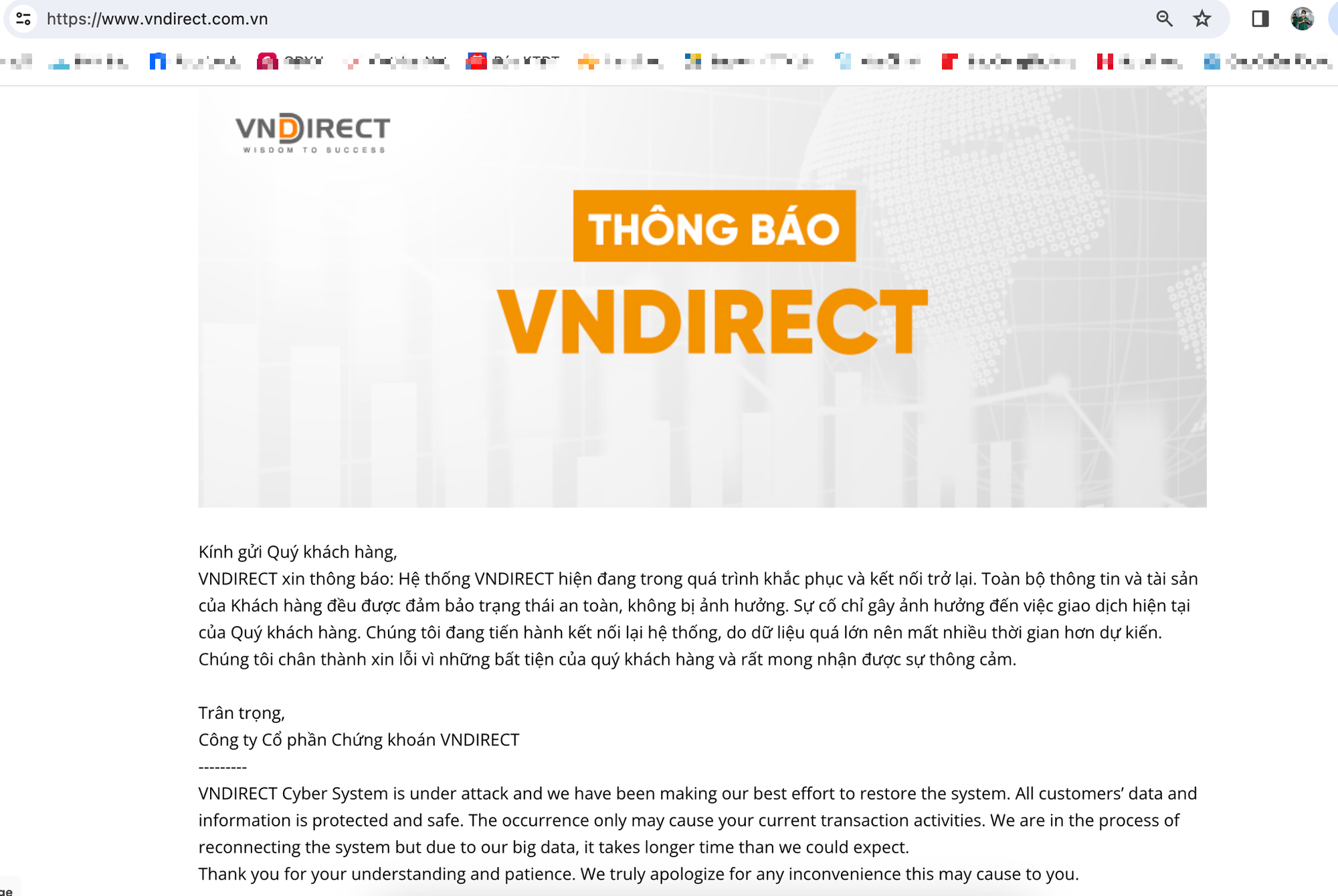 Hệ thống của Chứng khoán VNDirect bị tấn công: Tài sản của các nhà đầu tư có bị ảnh hưởng?- Ảnh 2.