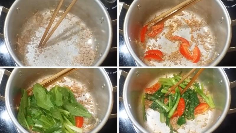 Lười nấu nướng cầu kỳ làm ngay món mì gạo cà chua thịt băm vừa tiết kiệm thời gian vừa ngon miệng - Ảnh 3.