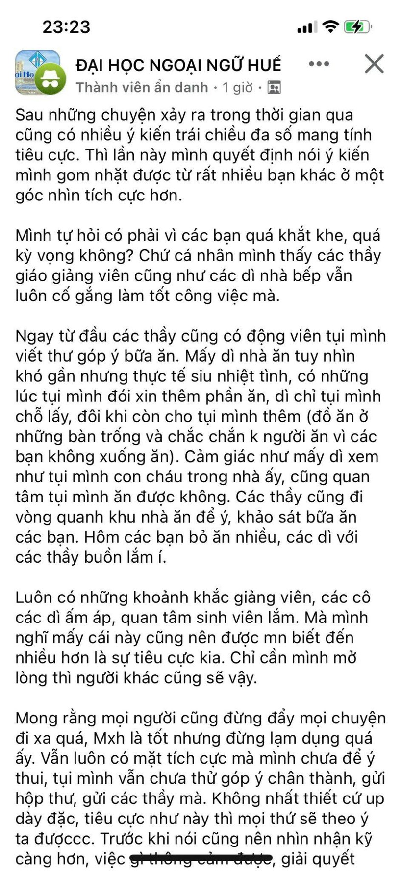 Không có chuyện sinh viên đói, chỉ chưa hợp khẩu vị vài người - Ảnh 4.