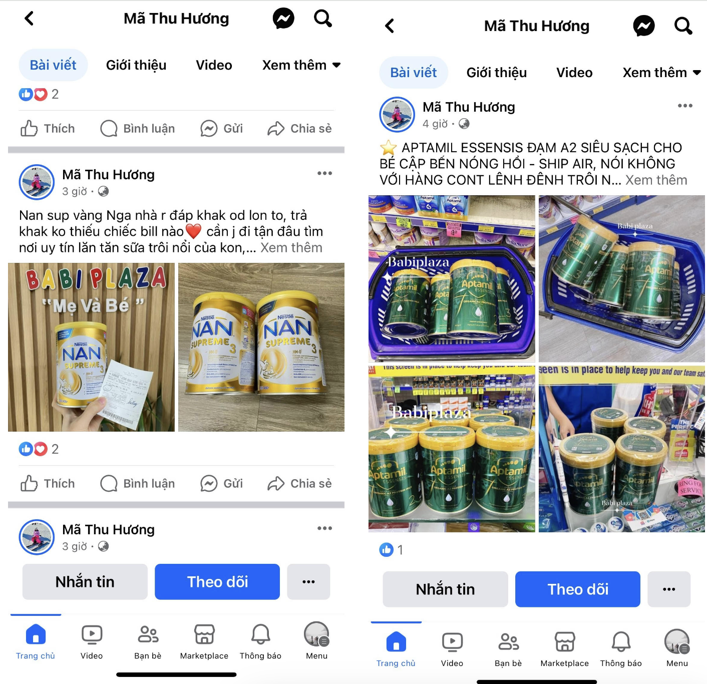 Tiểu thương vô tư bán hàng chục sản phẩm sữa nhập lậu trên mạng xã hội - Ảnh 2.