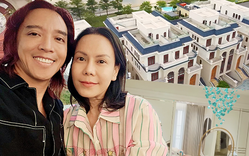 Sau 2 thập kỷ gắn bó, vợ chồng Việt Hương đoàn tụ trong căn biệt thự 300 tỷ đồng hoành tráng như cung điện