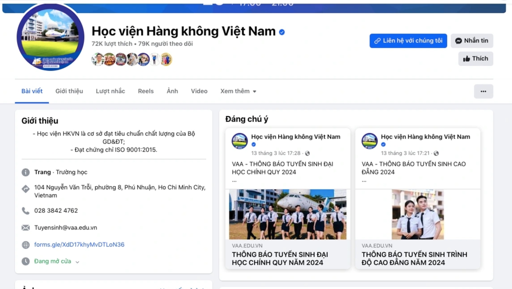 Bị mạo danh bán khóa trải nghiệm hè, Học viện Hàng không Việt Nam cảnh báo - Ảnh 2.