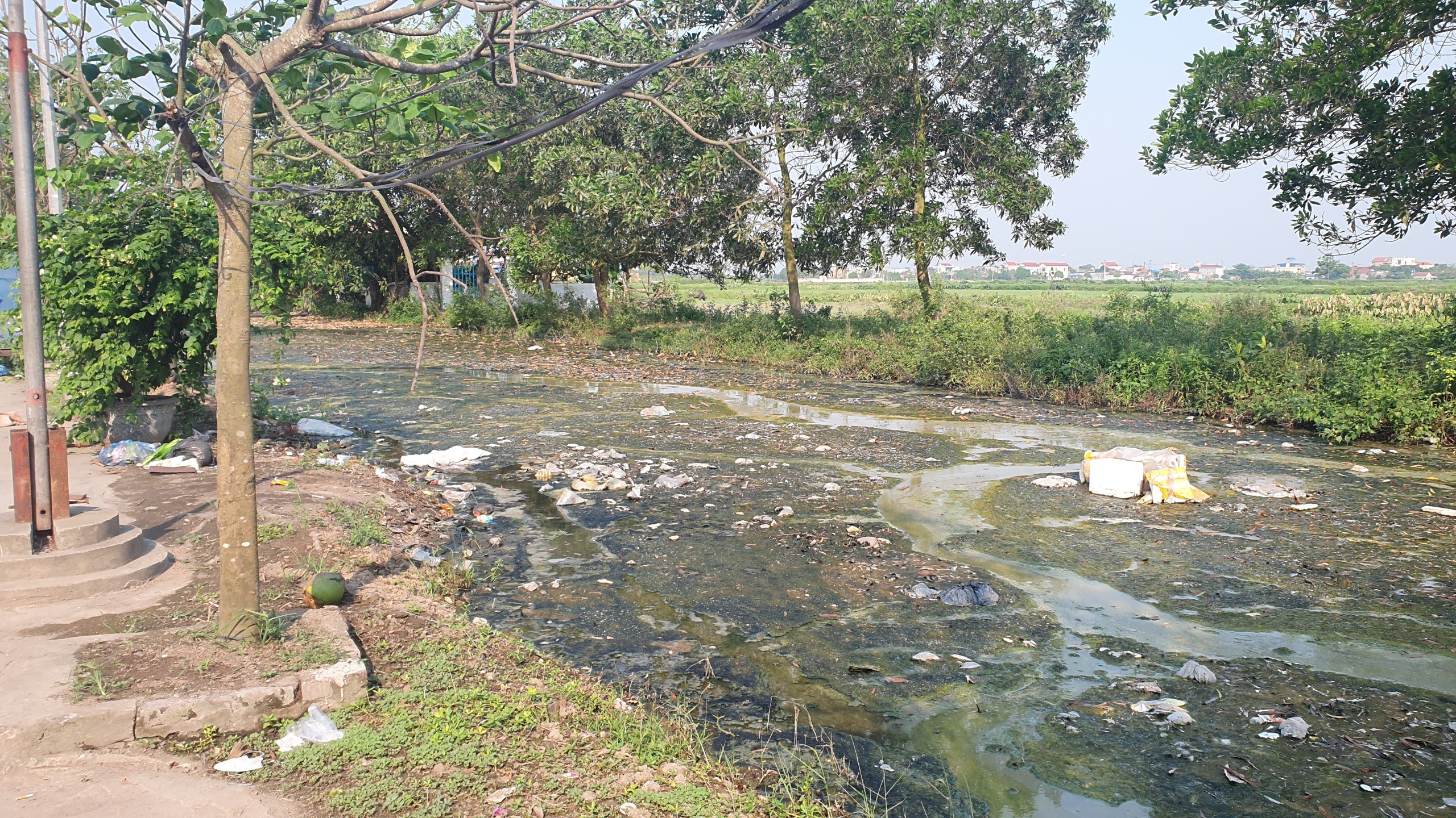 Nam Định: Sông, kênh mương xung quanh làng nghề tái chế nhôm đặc quánh, bốc mùi- Ảnh 9.