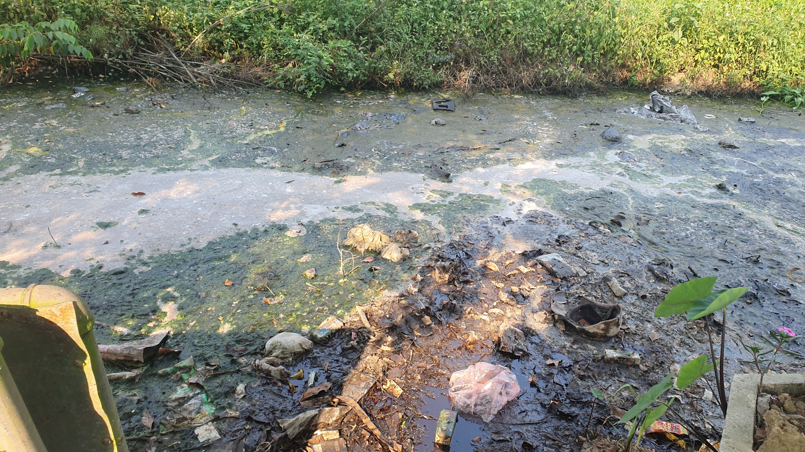 Nam Định: Sông, kênh mương xung quanh làng nghề tái chế nhôm đặc quánh, bốc mùi- Ảnh 3.