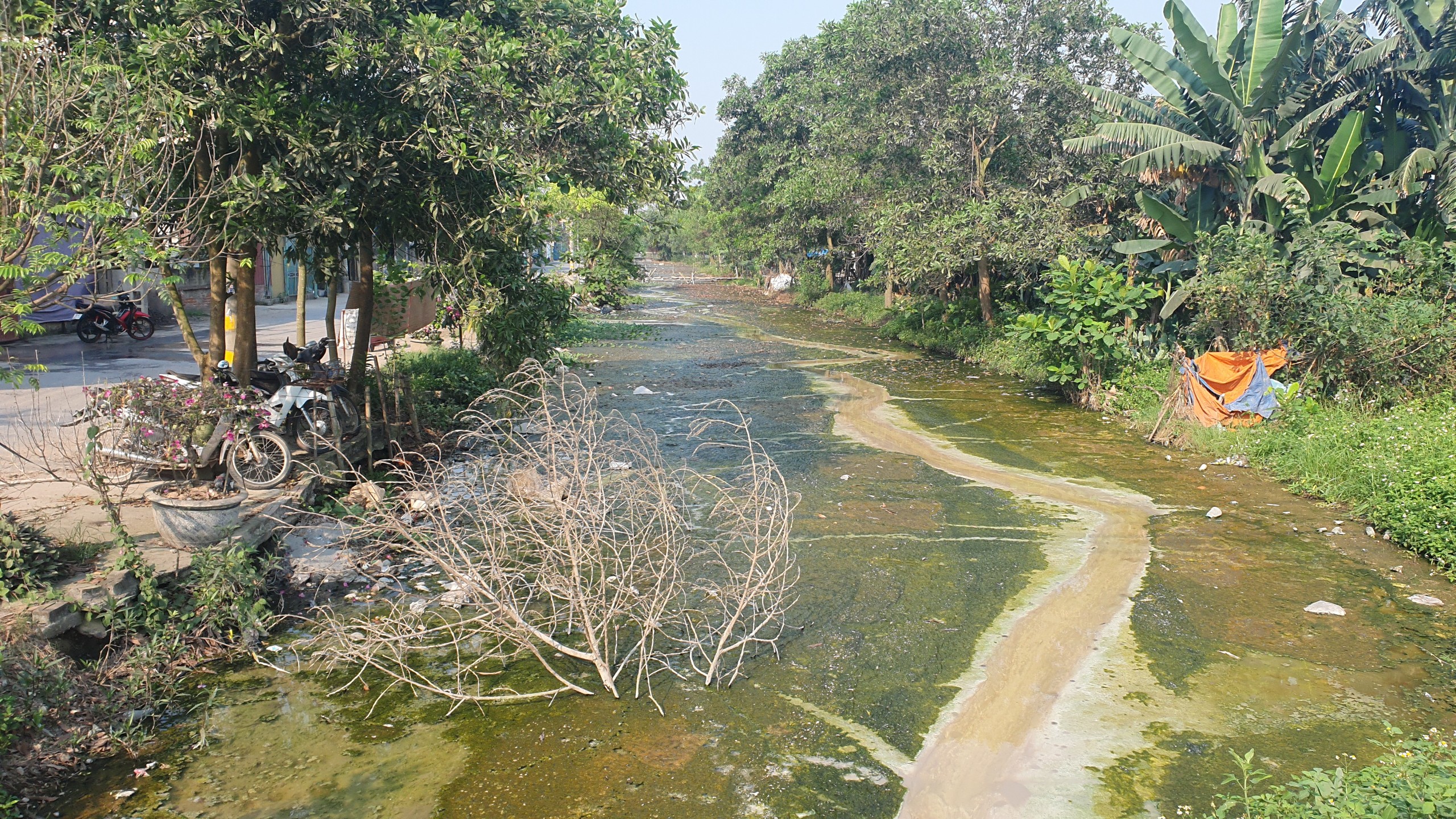 Nam Định: Sông, kênh mương xung quanh làng nghề tái chế nhôm đặc quánh, bốc mùi- Ảnh 8.