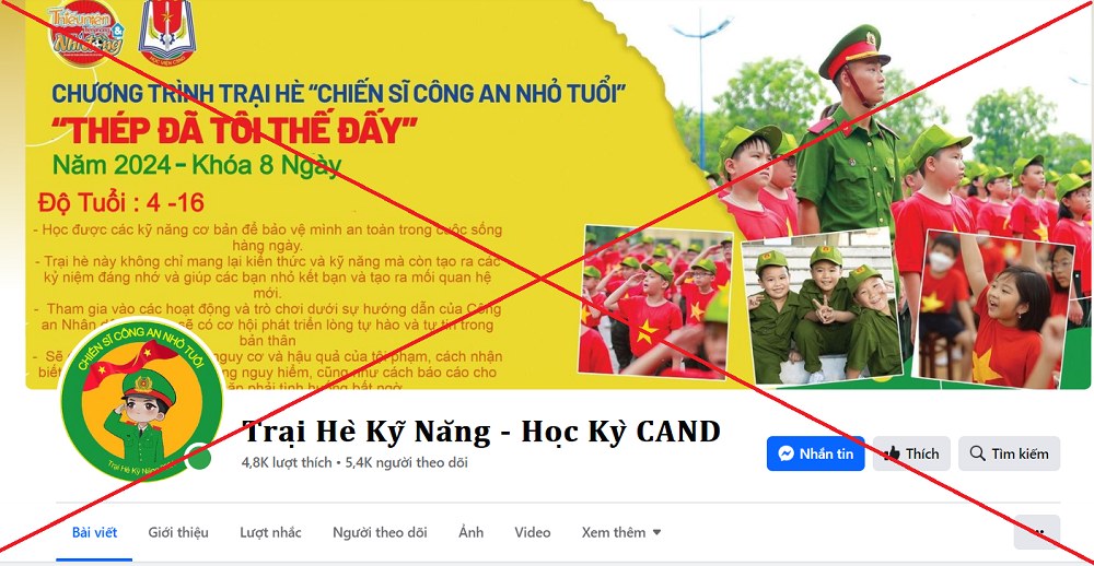 Mất tiền vì cho con dự các trại hè fake- Ảnh 1.