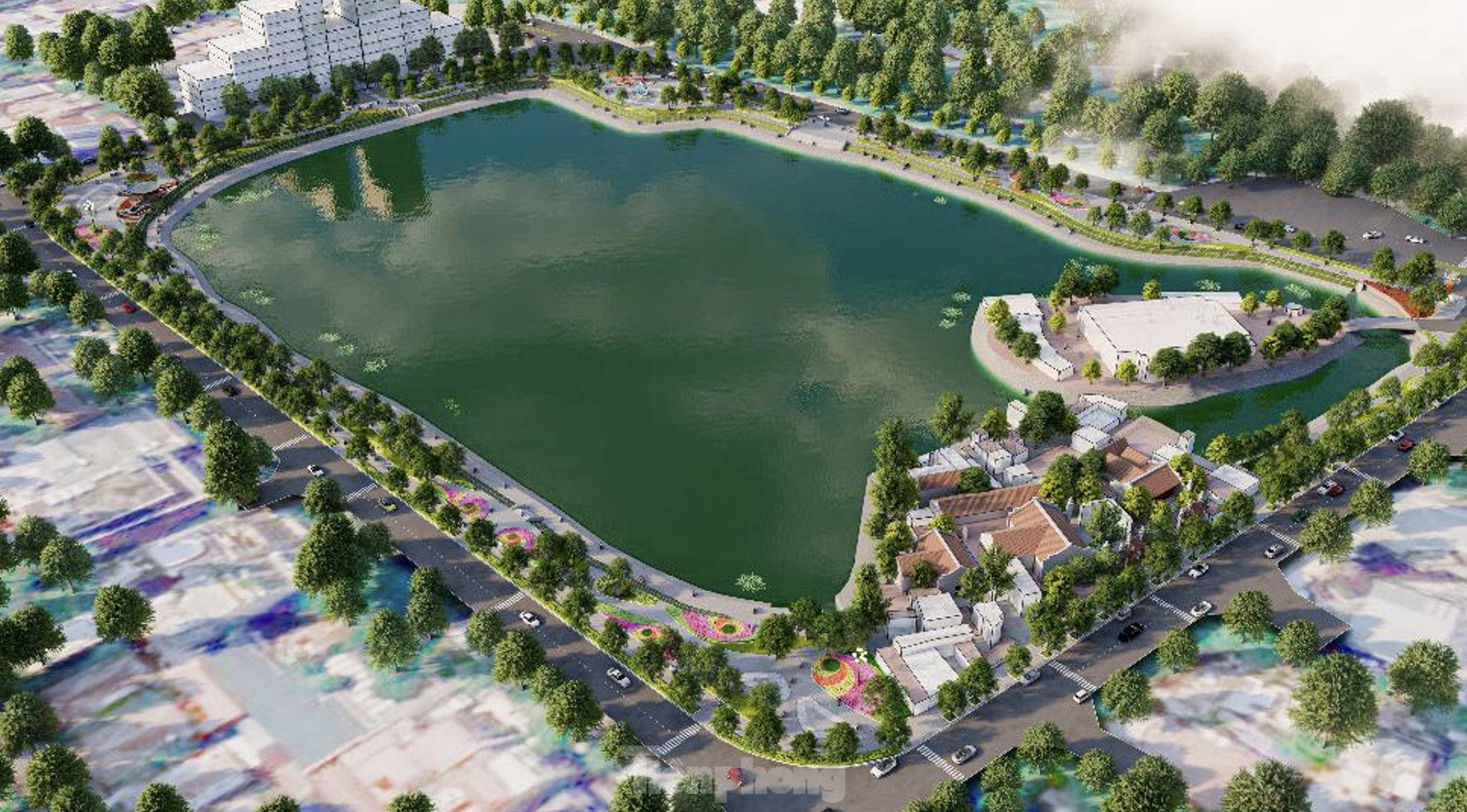 Khởi công cải tạo hồ Thiền Quang, chờ kết nối 5 điểm mở - Ảnh 4.
