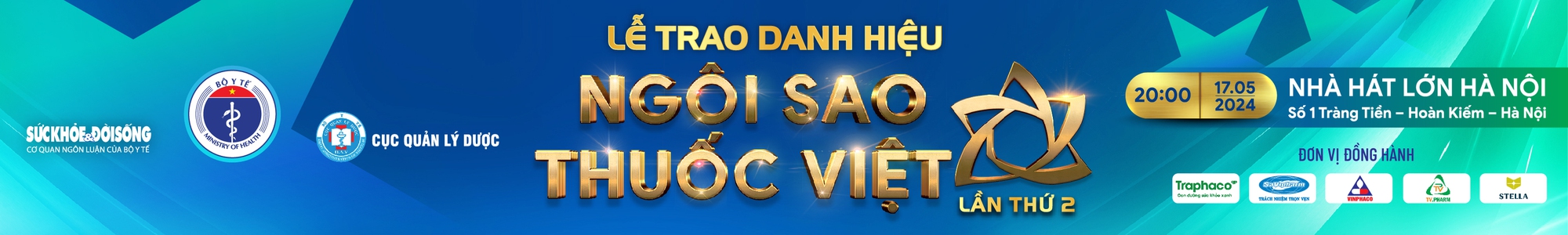 TRỰC TIẾP: Lễ trao danh hiệu &quot;Ngôi sao thuốc Việt&quot; lần thứ 2- Ảnh 1.