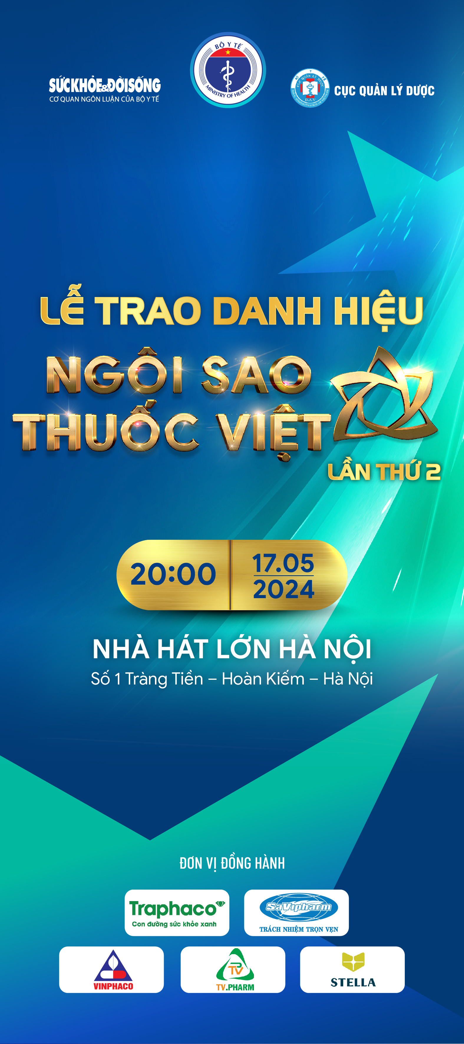 20h tối nay, truyền hình trực tiếp Lễ trao danh hiệu &quot;Ngôi sao thuốc Việt&quot; lần thứ 2- Ảnh 2.