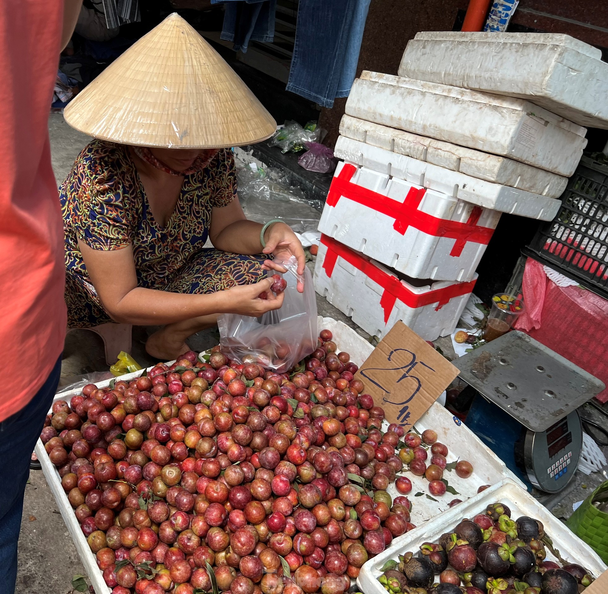 Mận hậu đổ bộ Sài thành, 'giá nào cũng có' - Ảnh 3.