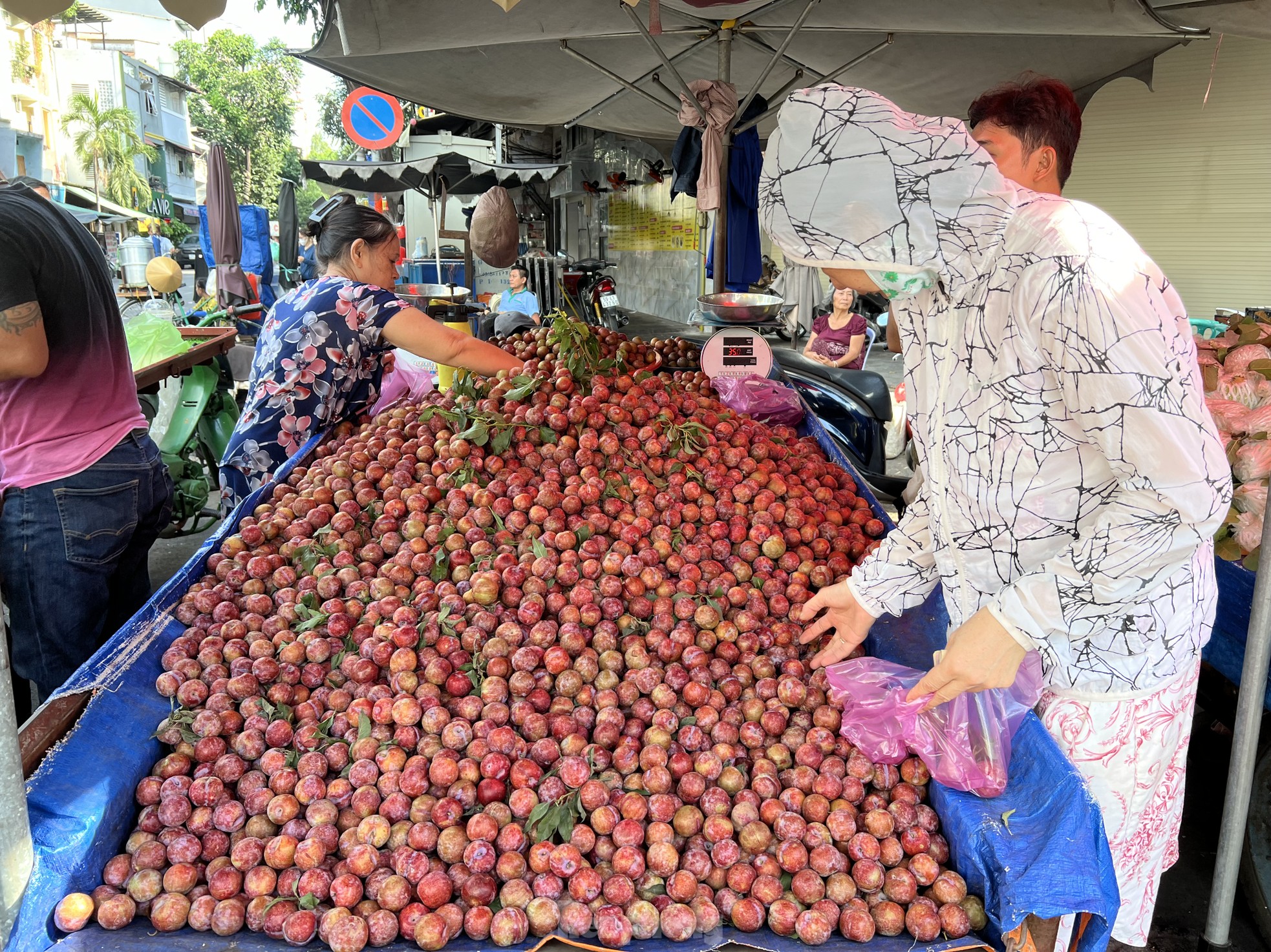 Mận hậu đổ bộ Sài thành, 'giá nào cũng có' - Ảnh 6.