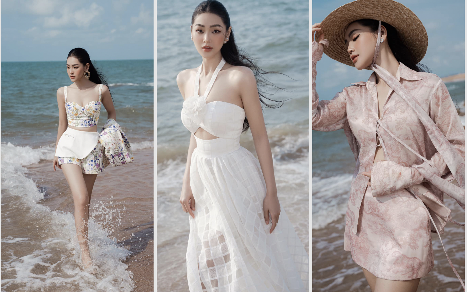 Hiếm hoi diện bikini, "người tình màn ảnh" mới của Việt Anh diện thế nào khi đi biển?