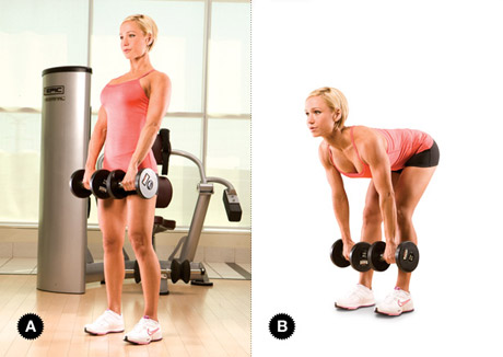 Bài tập giúp đôi chân chắc khỏe cho phụ nữ tuổi 50- Ảnh 7. Stiff Leg Deadlift: Works Back Muscles & Hamstrings | inMotion Life