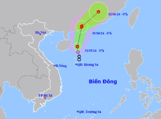 Áp thấp nhiệt đới trên Biển Đông có thể mạnh lên thành bão - Ảnh 1.