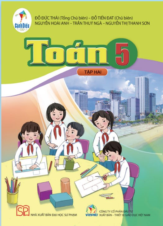 Đi kèm với sách giấy, SGK Toán 5 bộ Cánh Diều có phiên bản điện tử với nhiều bài tập tương tác giúp học sinh phát triển năng lực toán học- Ảnh 1.