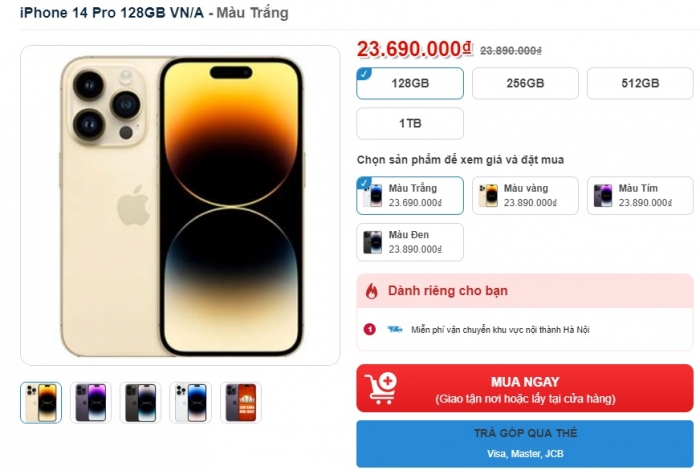 Giá iPhone 14 Pro, iPhone 14 Plus mới nhất đang giảm mạnh, cấu hình không kém iPhone 15 đắt đỏ- Ảnh 2.