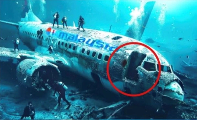 Thông tin mới nhất về máy bay MH370 mất tích bí ẩn: Xuất hiện hình ảnh xác máy bay MH370 dưới đáy biển?- Ảnh 2.