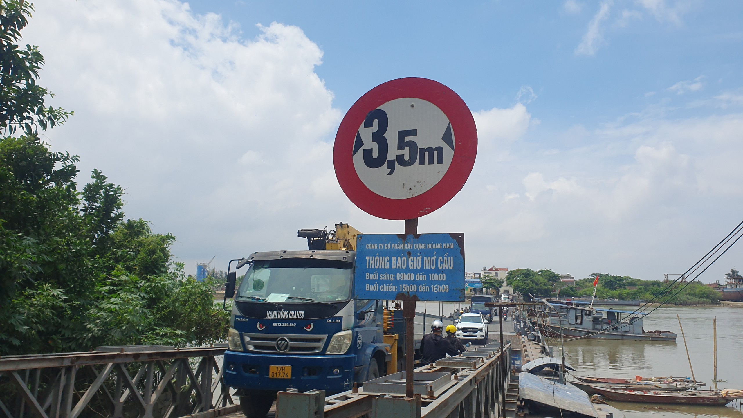 Cầu phao Ninh Cường vượt sông Ninh Cơ ở Nam Định sẽ bị 'khai tử' sau khi dự án này hoàn thành - Ảnh 3.