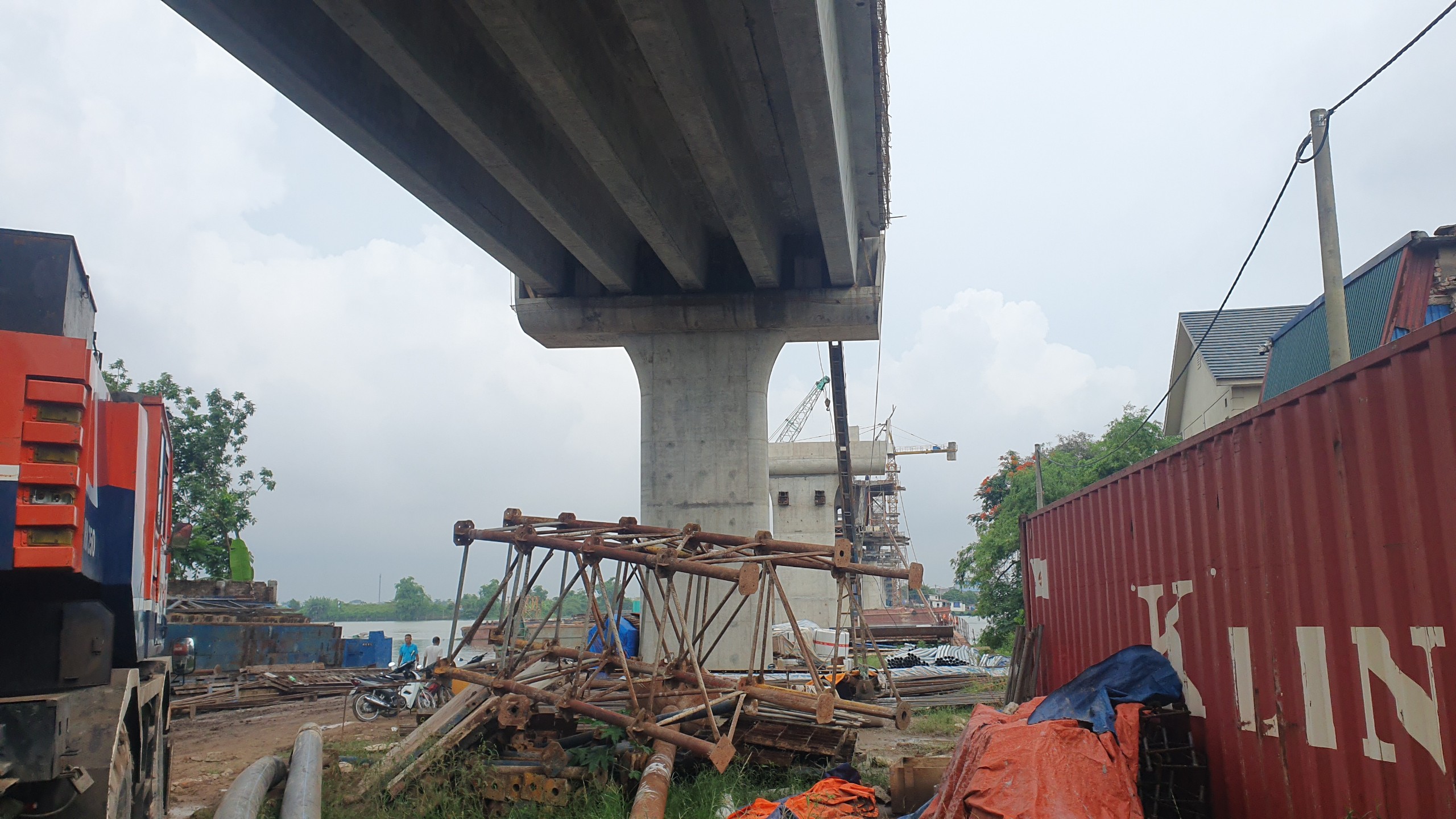 Hình hài mới nhất cây cầu vượt sông lớn ở Nam Định sắp thay thế phà Đống Cao- Ảnh 18.